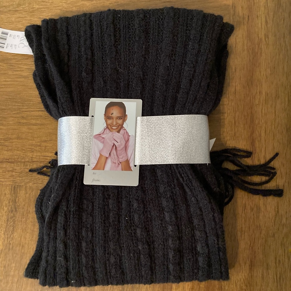 New York & Company Scarf & Gloves Set Women’s Black - NY&C Bundle Gift Set
